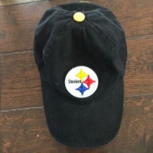 Pittsburgh Steelers hat NFL Team Apparel Snapback Black Cap
